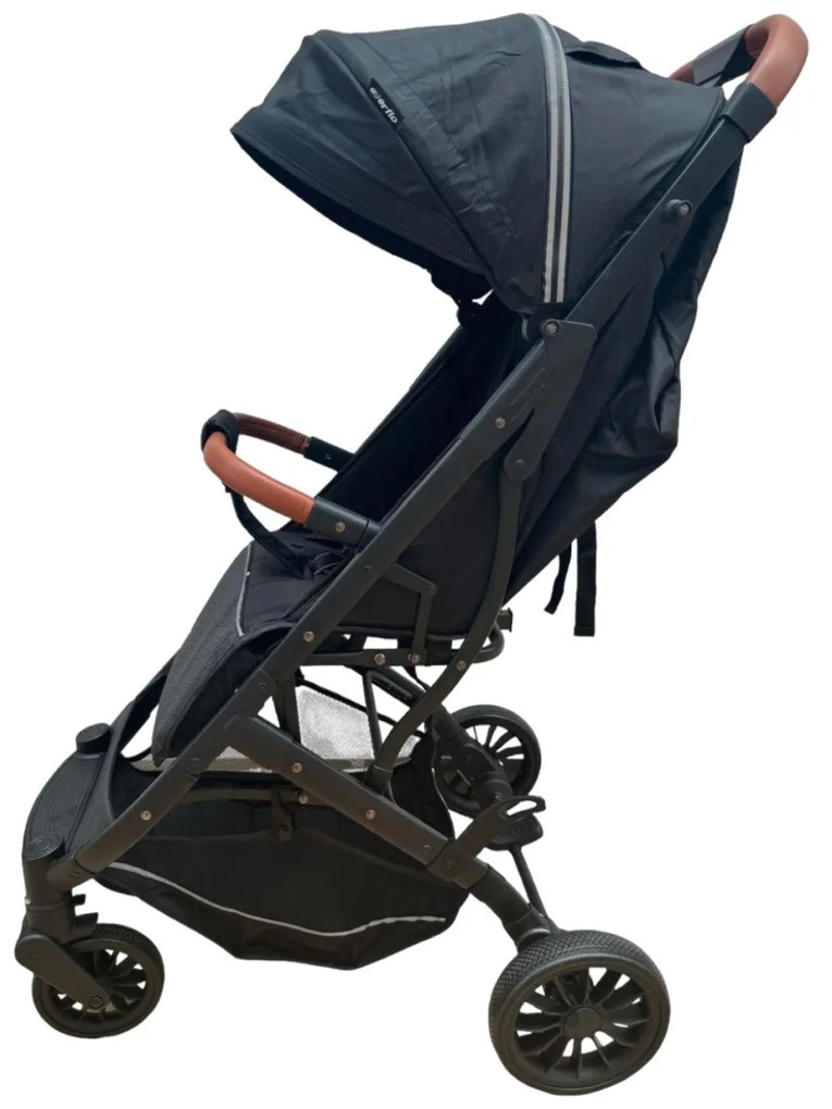 Carucior sport compact cu spatar reglabil, functie de pliere tip troller si husa de picioare. 6-36 luni, Negru - CPC-61-negru
