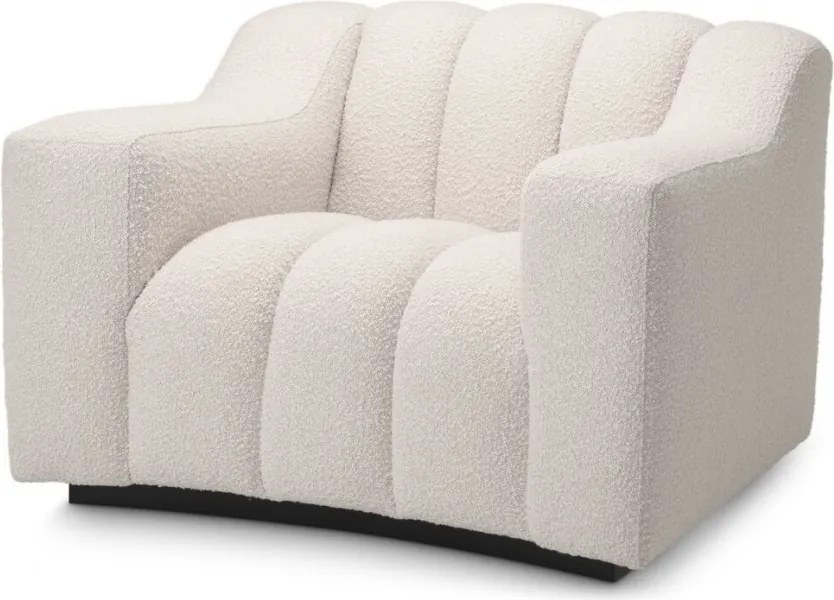 Fotoliu design LUX Kelly boucle crem 115142 HZ