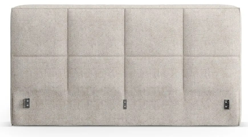 Tăblie de pat bej tapițată 229x100 cm Darren – Micadoni