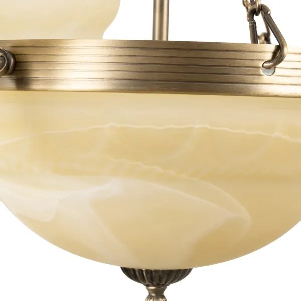 BRILAGI - Lustru suspendat pe lanț DAHLIA 6xE27/40W/230V diam. 74 cm alamă