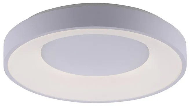 Plafoniera moderna alba cu LED inclus, cu dimmer cu 3 trepte - Steffie