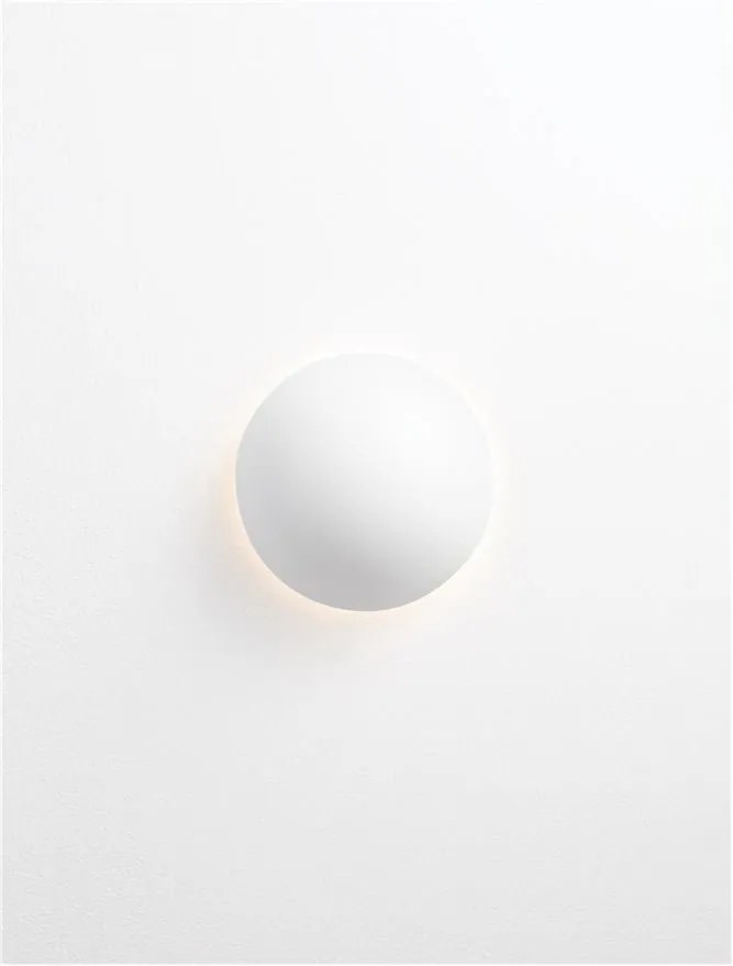 Aplica de perete LED design modern ambiental Iona alb