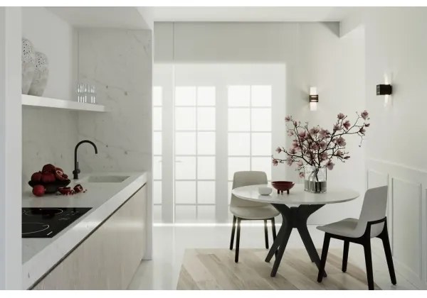 Aplică perete LORETO 1xG9/40W/230V negru