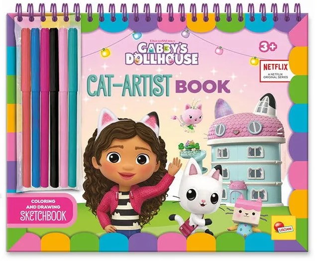CARTE CU ACTIVITATI GABBY'S DOLLHOUSE - GAB-TASTIC - LISCIANI (L13027)