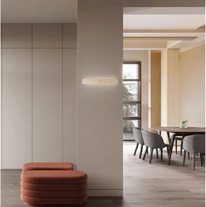Aplica de perete LED din travertin natural ALYSSA