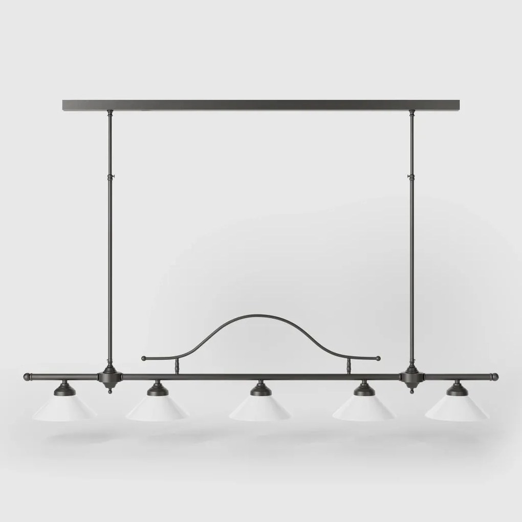 Lustra din alama cu inaltime reglabila Sofia 5L