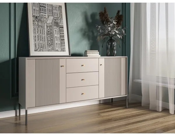 Comodă LUE bej/negru