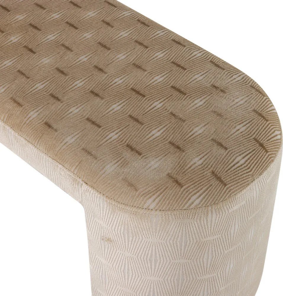 Bancă bej capitonată Jacob – WOOOD