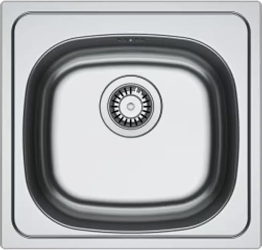 Chiuveta bucatarie inox Franke Spark 45.5x43.5 cm cu 1 cuva finisaj texturat