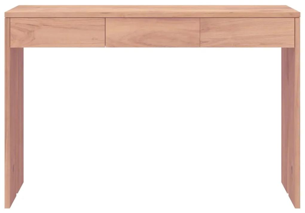 Masa consola, 110 x 35 x 75 cm, lemn masiv de tec