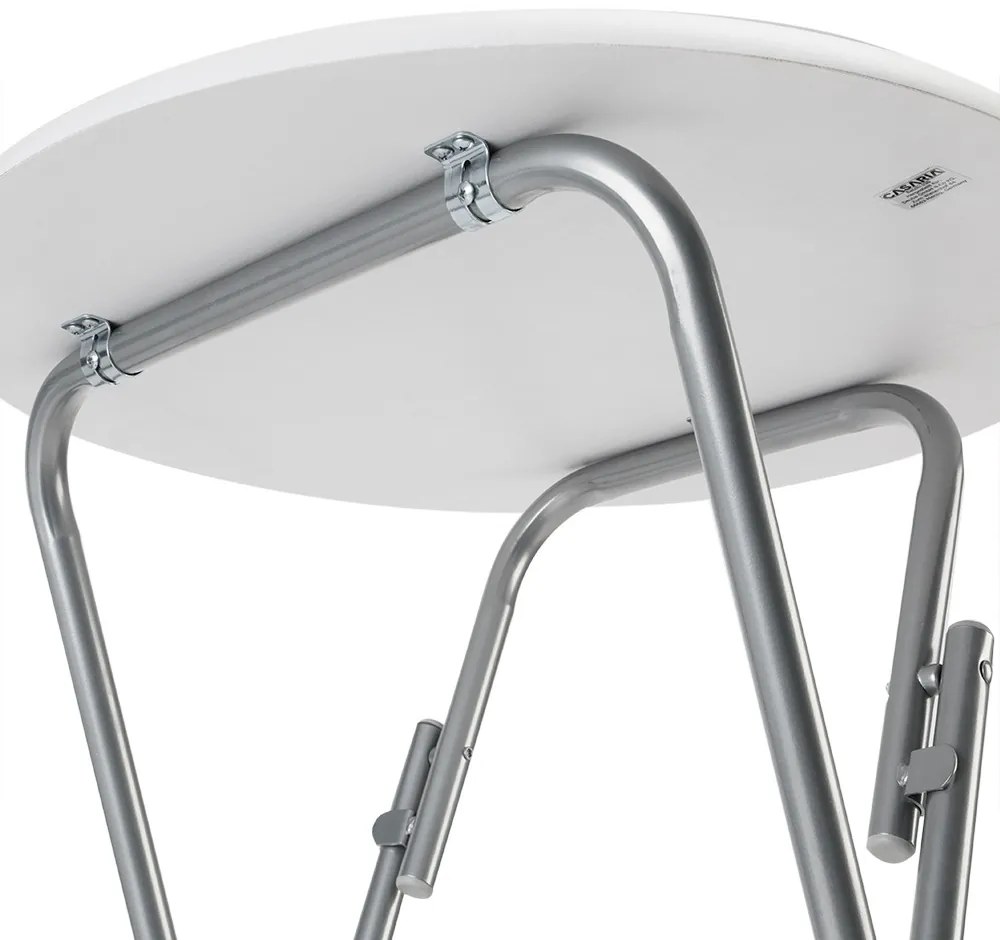 Masa bar aspect marmura Pliabil Ø 60 cm