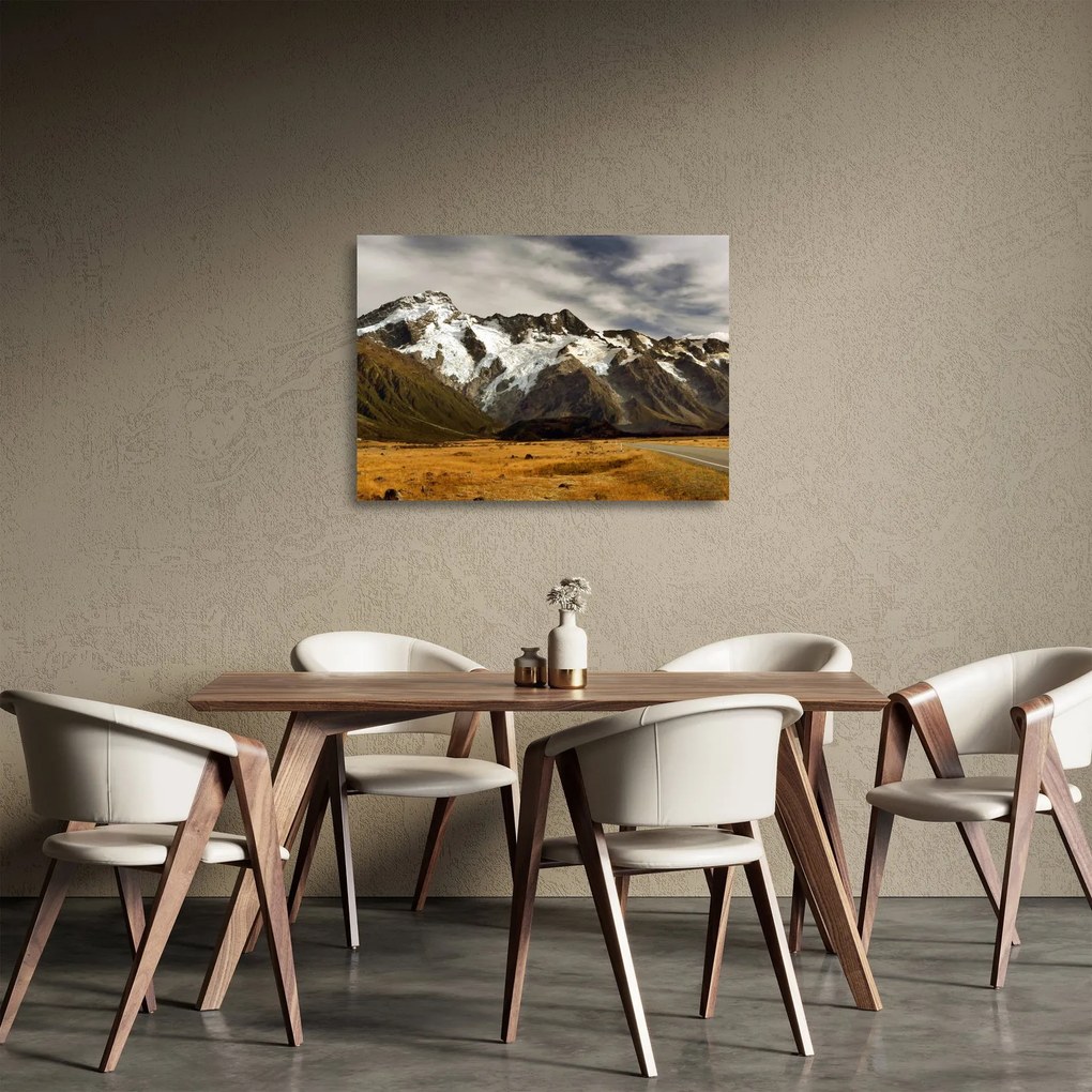 Tablou pe sticlă cu mutele Sefton, Noua Zeealnda (70x50 cm)