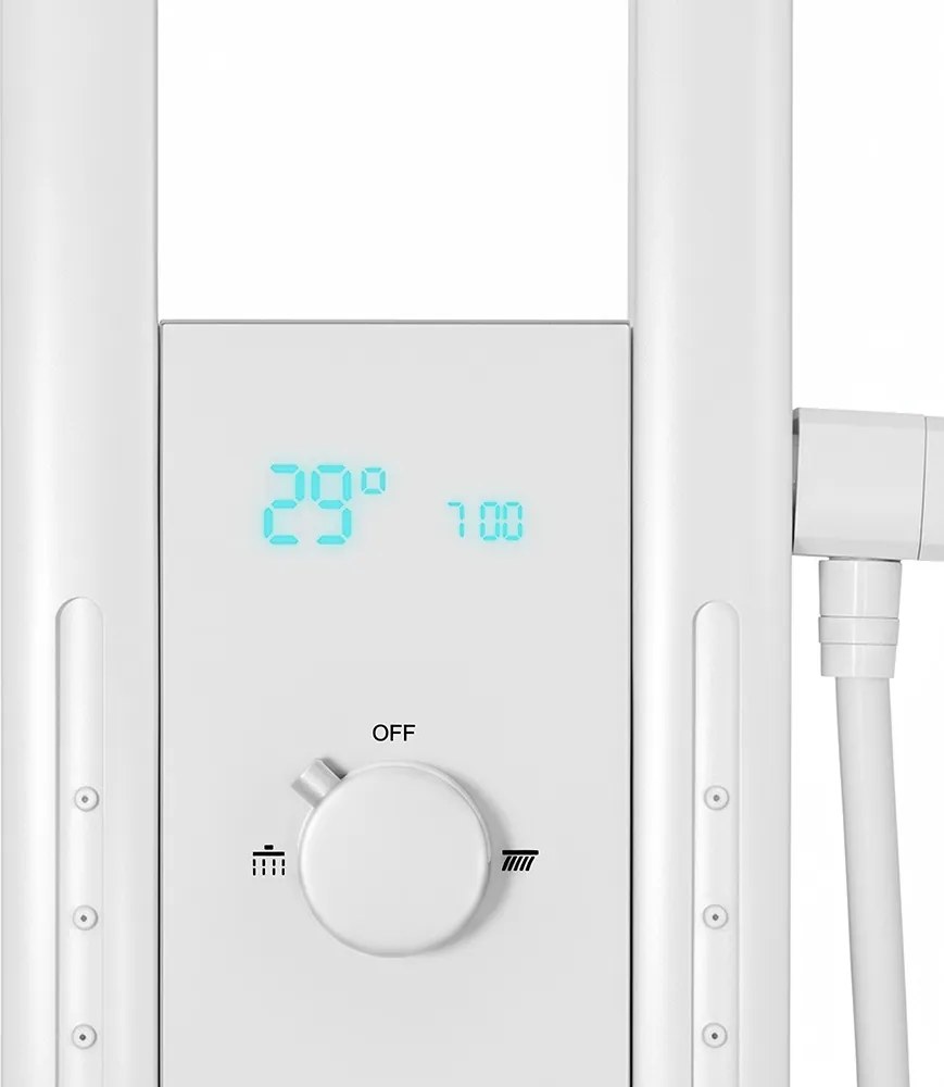 Panou de duș hidromasaj Aquajet alb