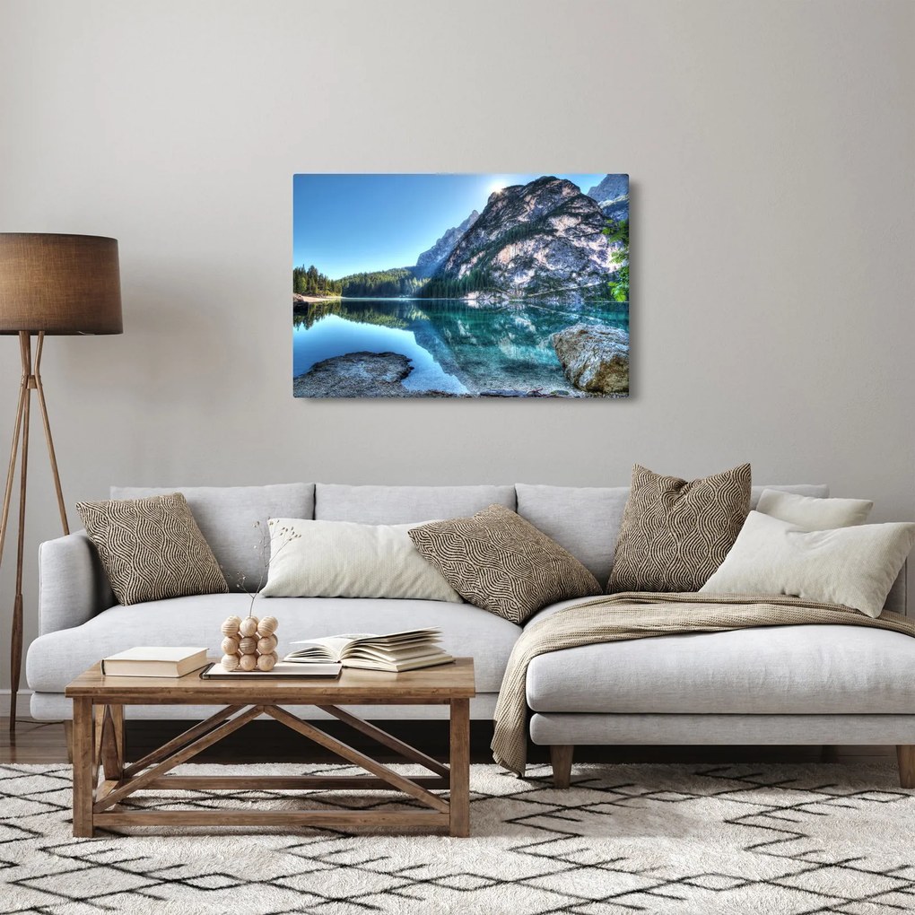 Tablou - Lac montan (90x60 cm)