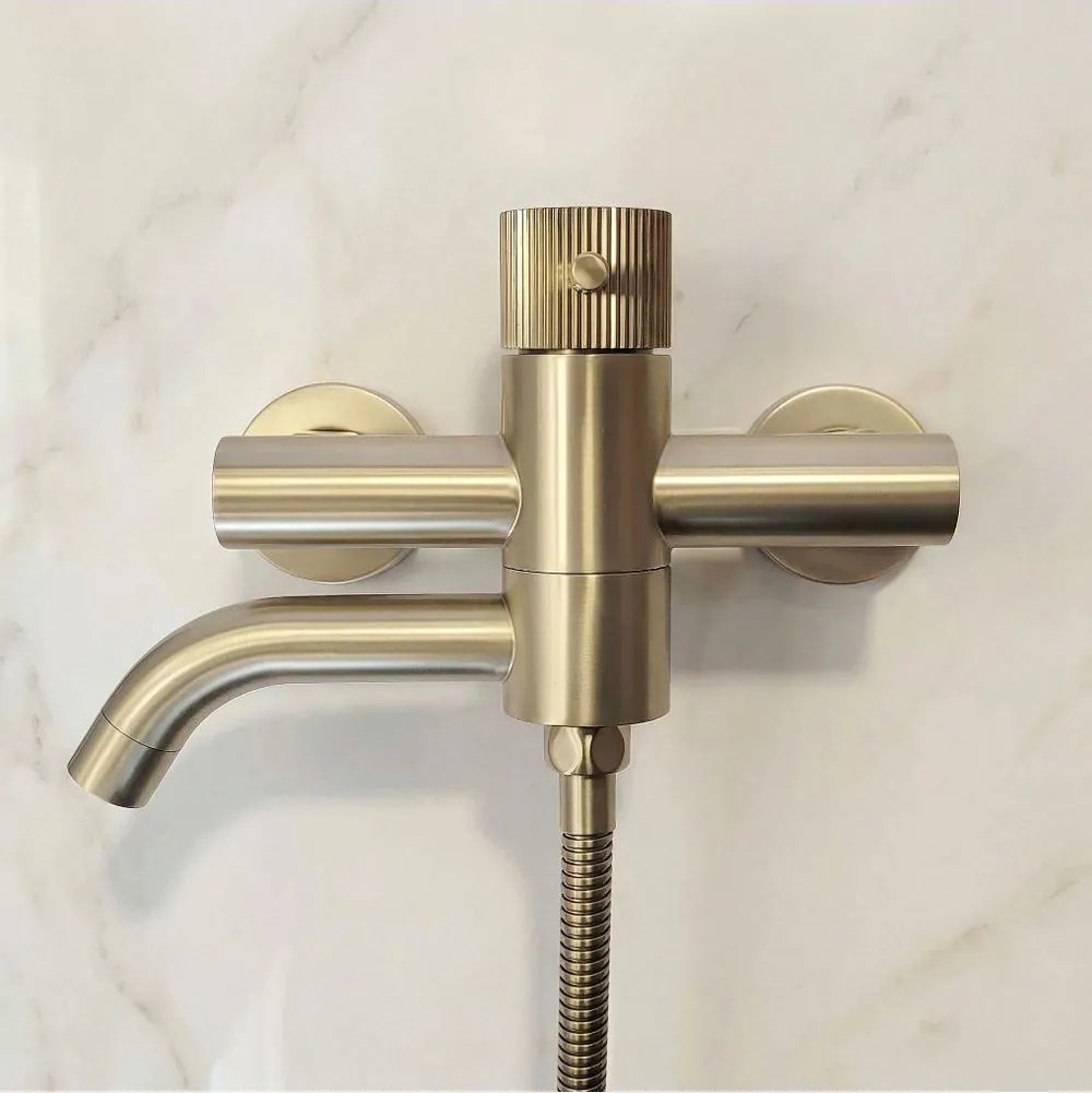 Baterie cada Rea Lungo Stripe auriu periat