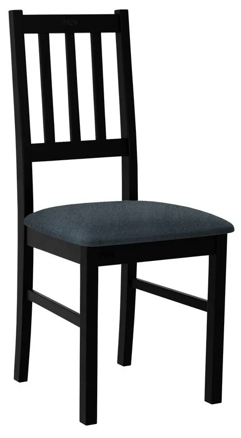 Scaun sufragerie Dalam IV (Negru + Albastru închis) . 1103417
