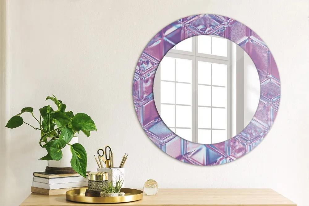 Oglinda cu decor rotunda Abstract suprarealist