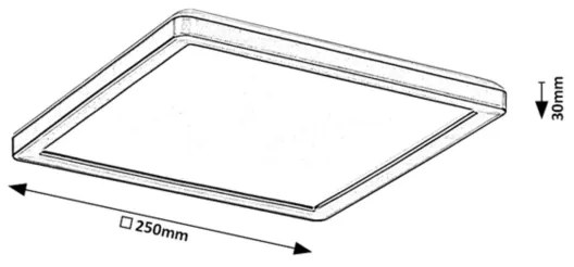 Plafonieră LED dimabilă de exterior Rabalux 7775 LED/15W/230V Wi-Fi Tuya IP44 + telecomandă