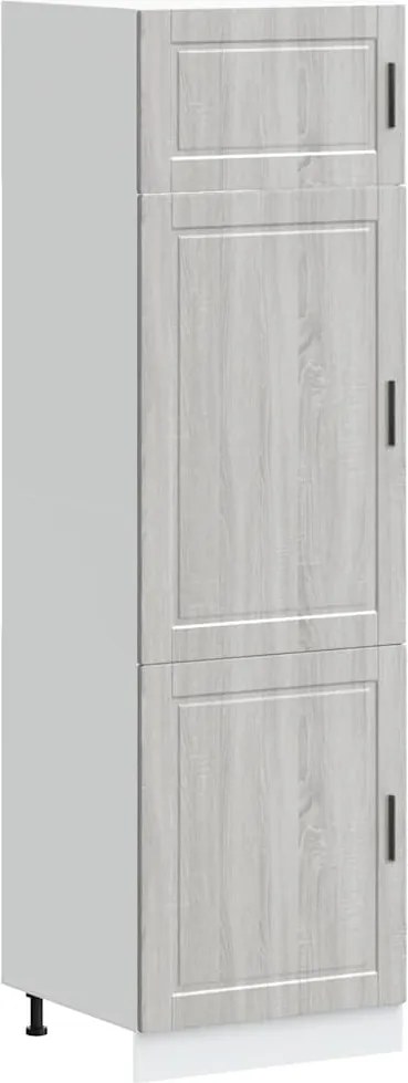 vidaXL Dulap de bucătărie „Porto” Lemn prelucrat Sonoma gri