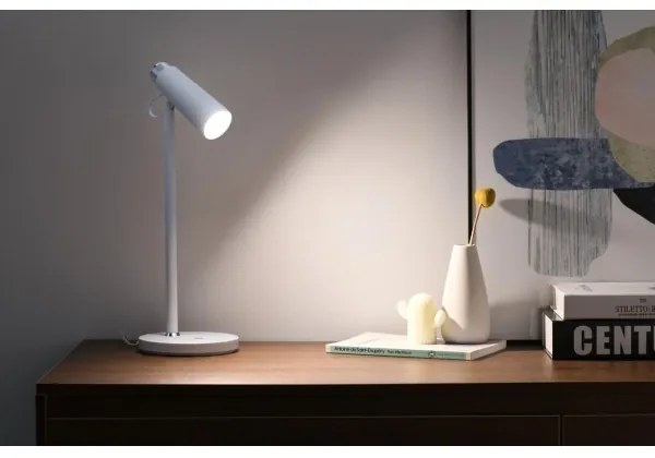 Lampă LED dimabilă de masă cu încărcare fără fir Qi Immax 08990L TIT LED/12W/230V alb