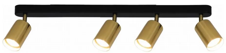 Spot KONCEPT 4xGU10/35W/230V negru/auriu