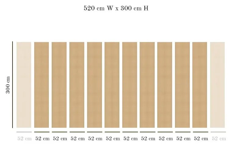 Tapet VLAdiLA Peach-like Canvas 520 x 300 cm