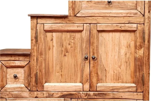 Comoda mare tip scara, L140 42 H142 cm, stanga