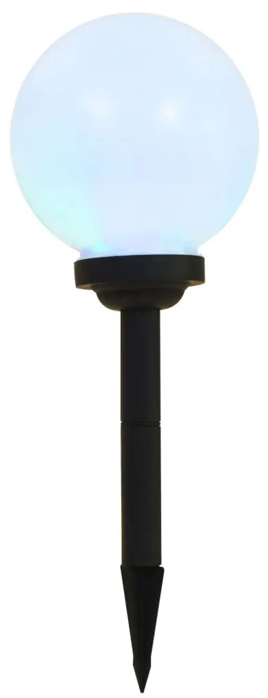 Lampi solare de exterior cu LED, 3 buc, 20 cm, RGB, sferic 3, 20 cm, 1