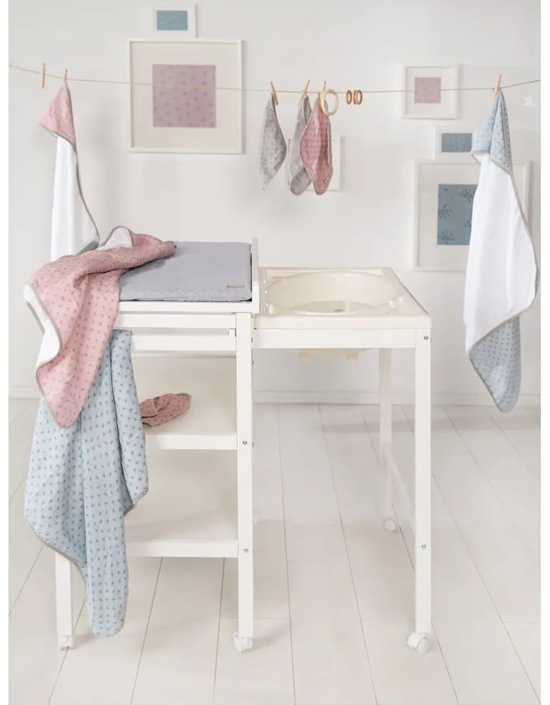 Masă de înfășat albă Style grau – Roba