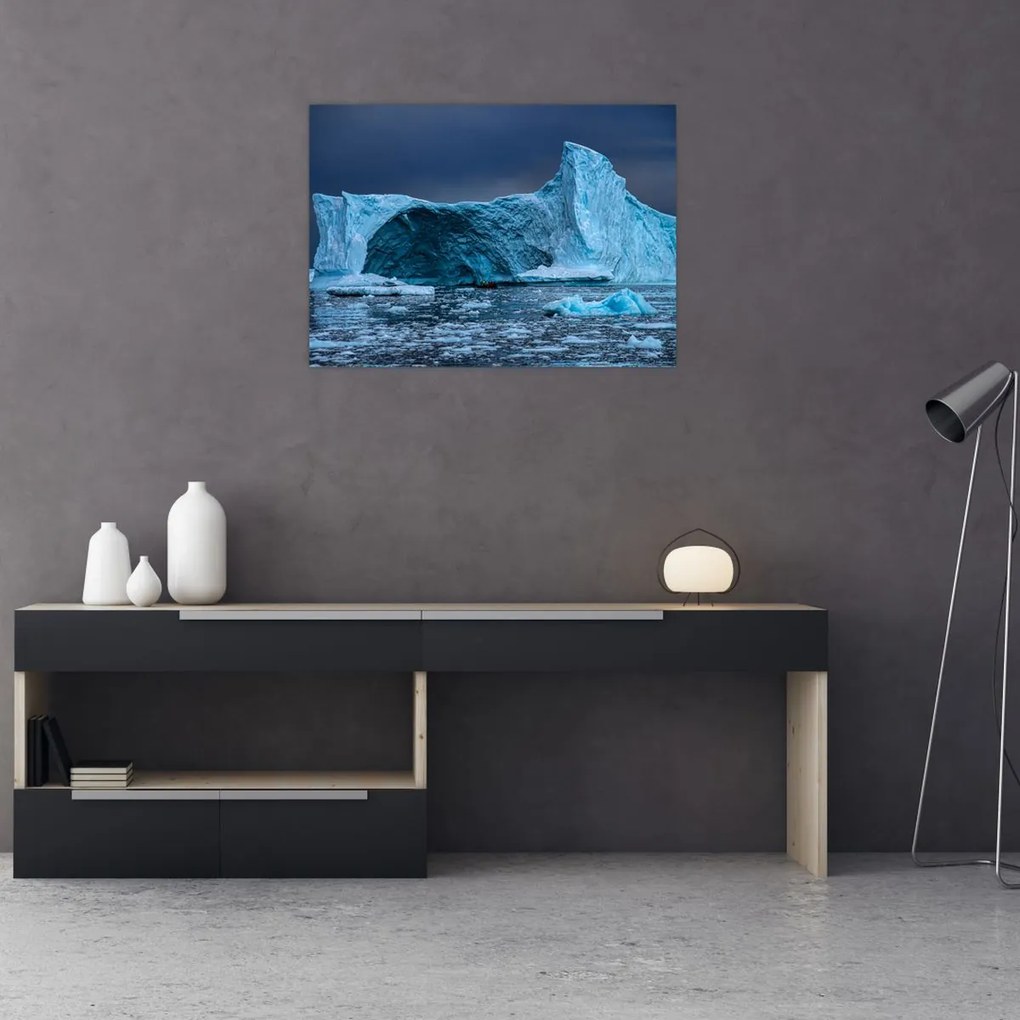 Tablou - Peștera de gheață (70x50 cm)