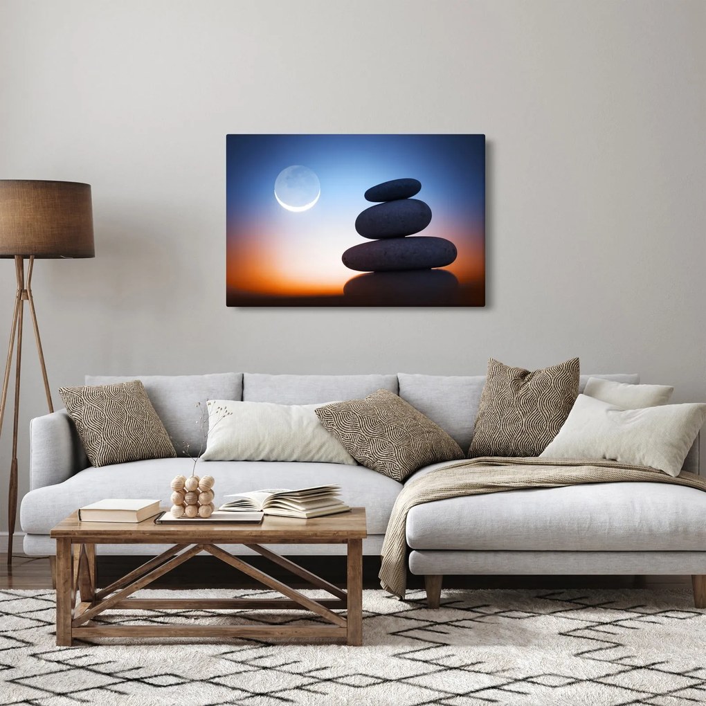 Tablou cu pietre suprapuse (90x60 cm)