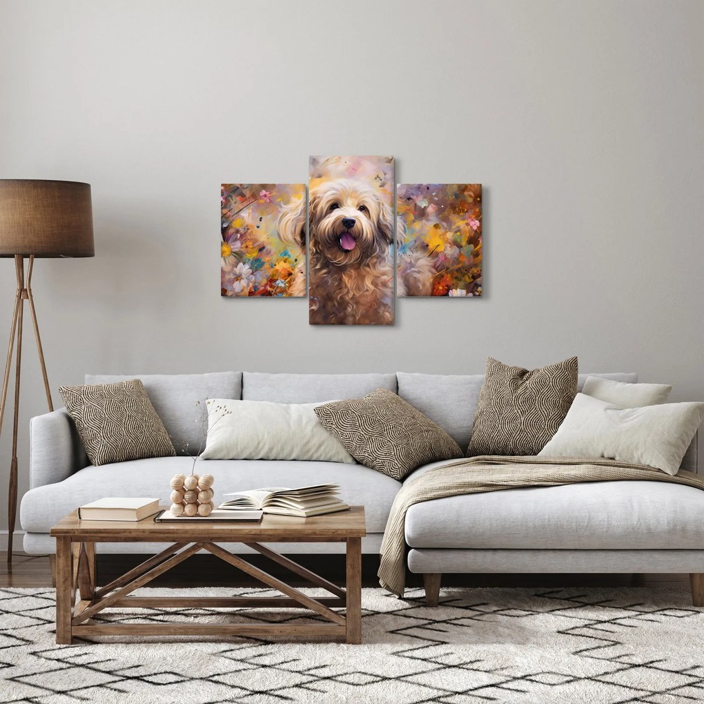 Tablou - Happy Dog II. (90x60 cm)