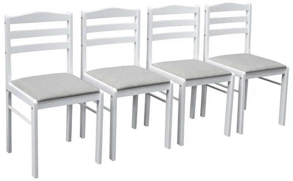 Set mobilier sufragerie Sesiones (alb + bej gri) (pentru 4 persoane). 1116505