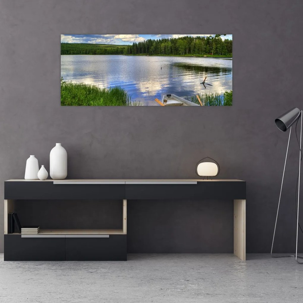 Tablou - Sat pitoresc (120x50 cm)
