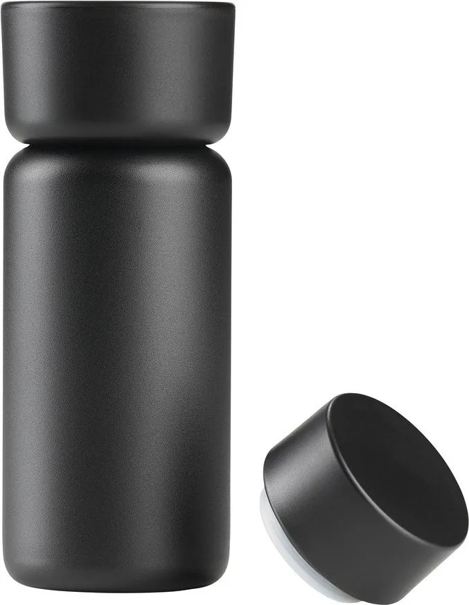 Cană termos neagră din oțel inoxidabil 400 ml Singles – Zone