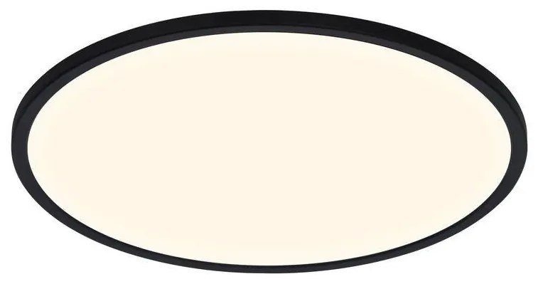 Plafoniera LED design silm IP54 Oja 42 baie negru 3000-4000K 2015116103 NL