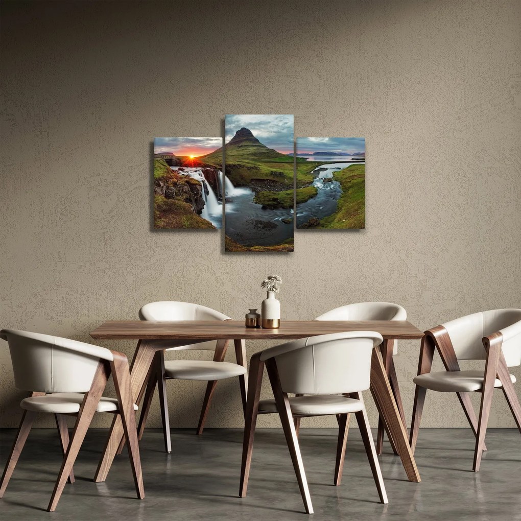 Tablou - Kirkjufell la apus (90x60 cm)