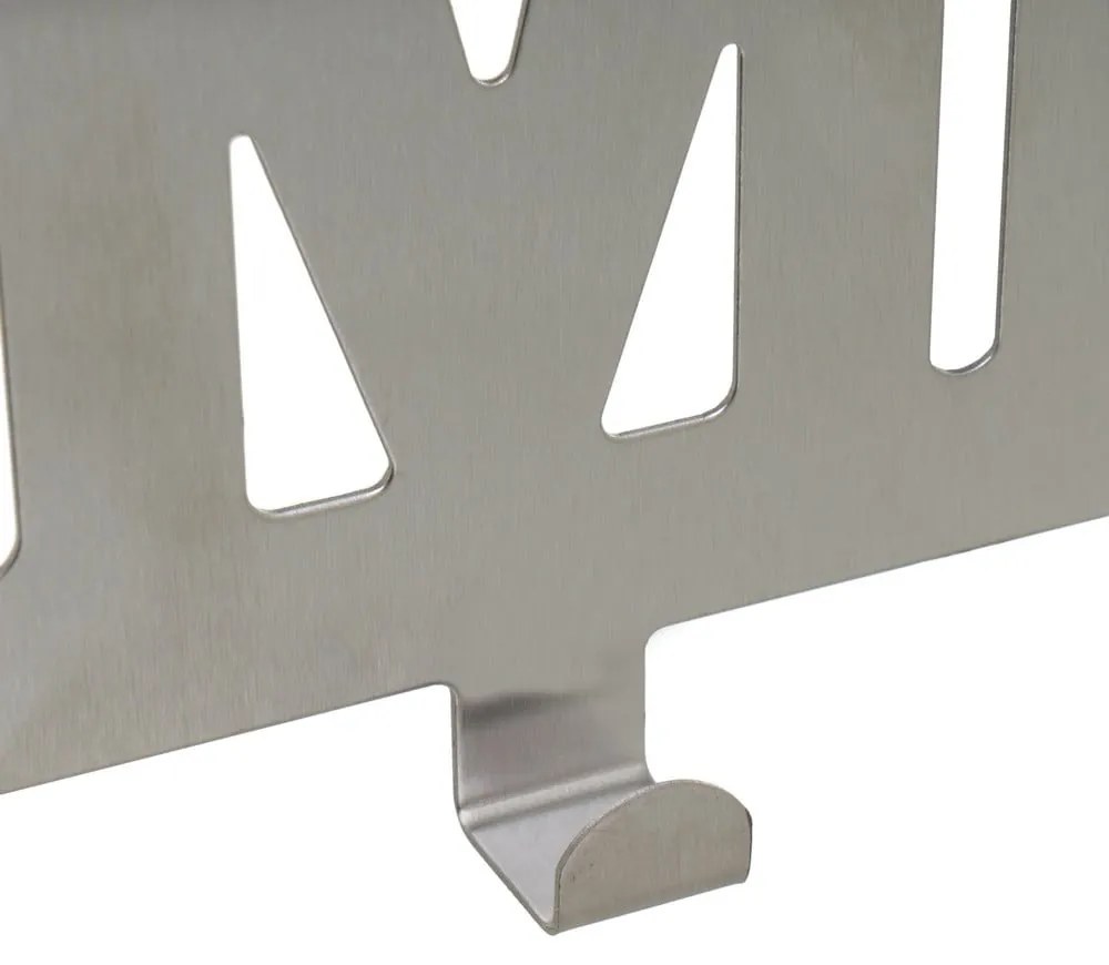 Cuier de ușă argintiu mat din metal 32 cm Home – Casa Selección