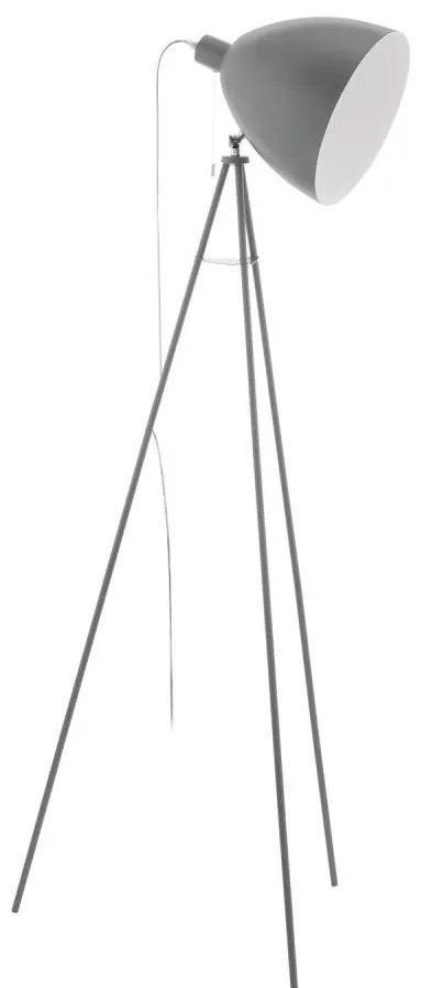 Eglo 33095 - Lampadar DUNDEE 1xE27/60W/230V, gri