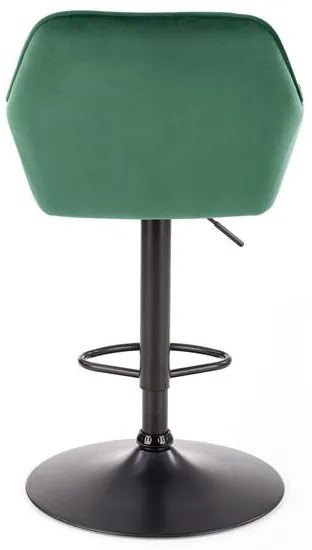 Scaun de bar H103 velvet verde
