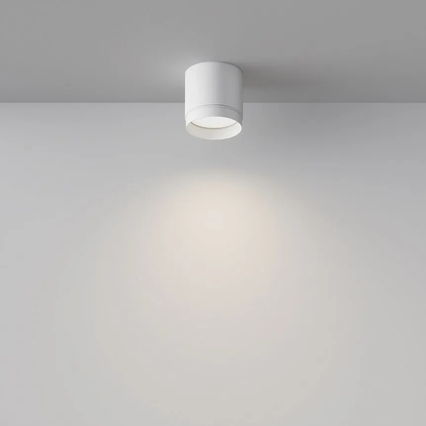 Spot aplicat minimalist design tehnic Polar alb