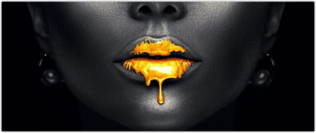 Tablou - Buzele femeii (120x50 cm)