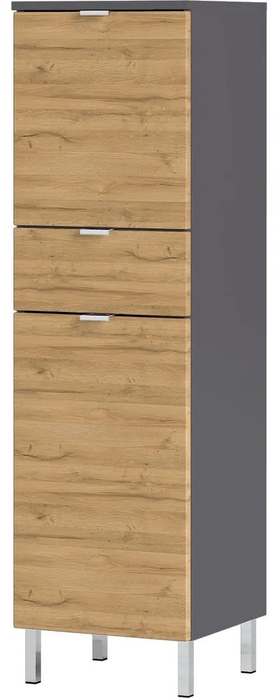 Dulap în decor de stejar Germania Mauresa, înălțime 120 cm