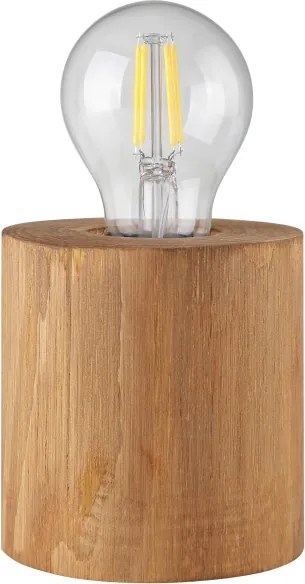 Brilliant - Lampă de masă WOODRA 1xE27/20W/230V din pin