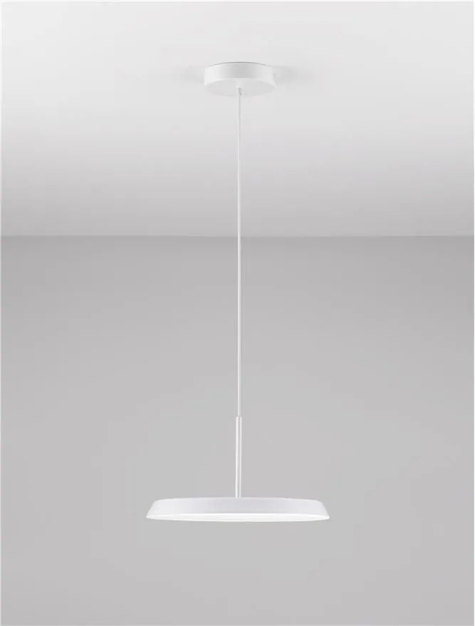 Lustra/Pendul LED design decorativ OPHELIA alb