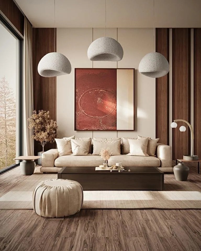 Lustra suspendata design decorativ Cloud alb 120cm