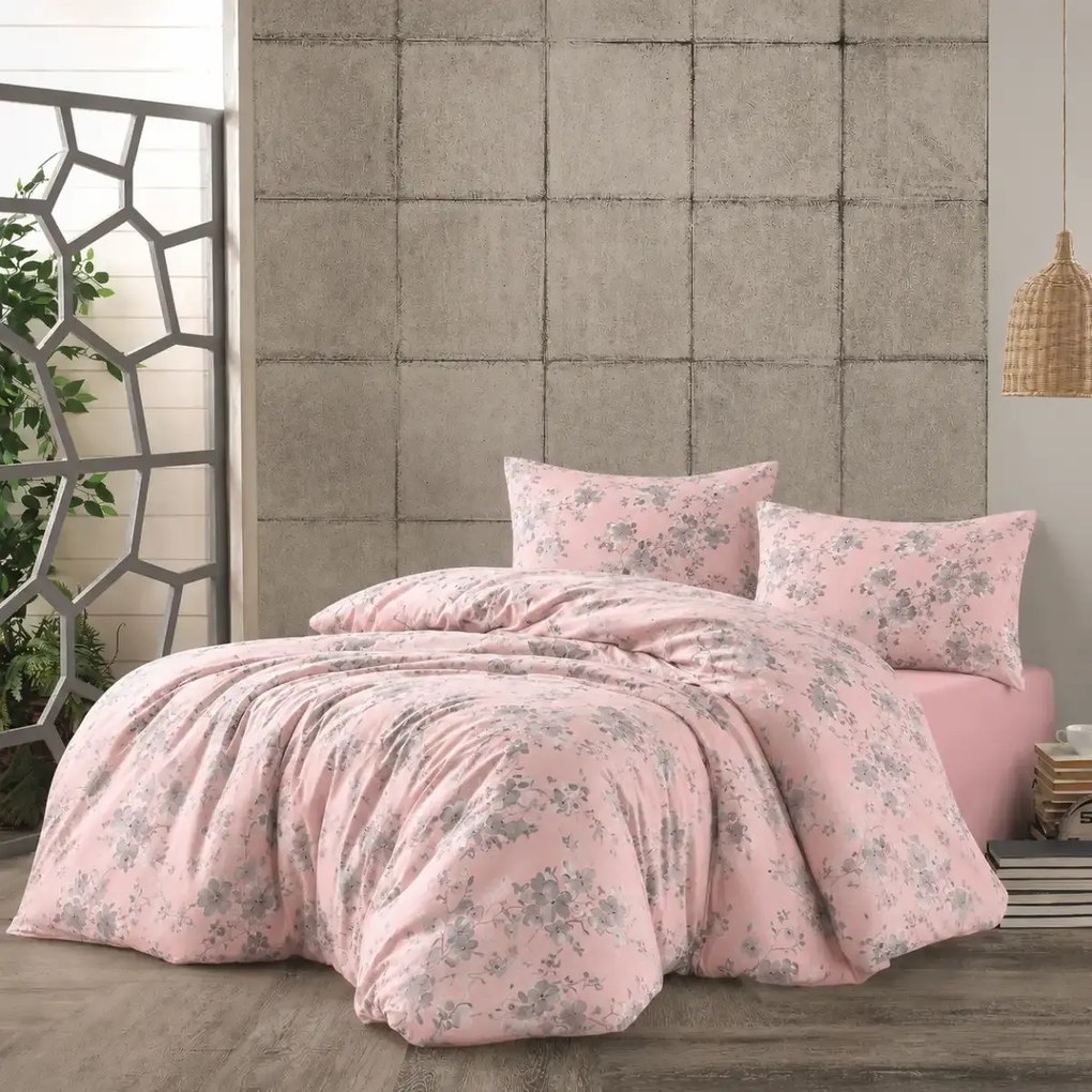 Lenjerie de pat bumbac satinat 2 persoane,homs,serie H280,00064