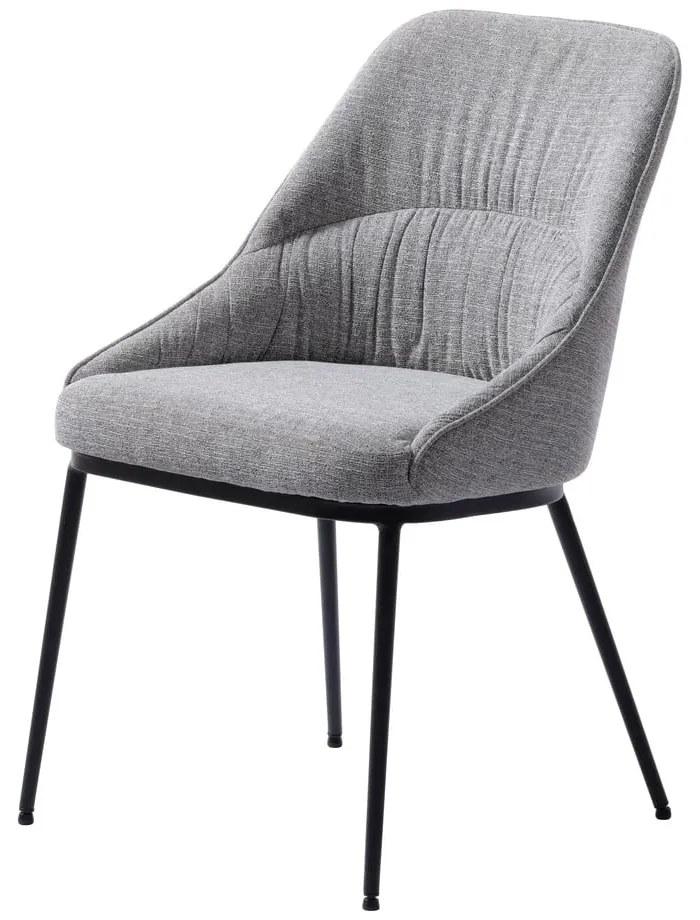 Scaune de dining gri 2 buc. Meridian – Unique Furniture