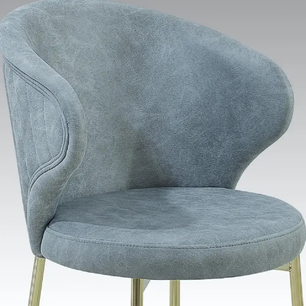 Scaun rolf  din metal coloare auriu