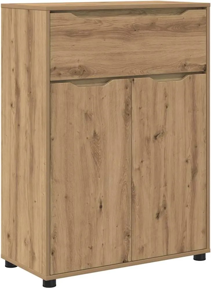 vidaXL Dulap de Baie cu sertar Stejar Artizanal 72,5 x 36,5 x 100 cm